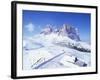 Sasso Lungo and Passo Di Sella, Trentino Alto Adige, South Tirol, Dolomites, Italy-Hans Peter Merten-Framed Photographic Print