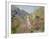 Sasso Valley. Sun Effect, 1884-Claude Monet-Framed Giclee Print