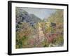 Sasso Valley. Sun Effect, 1884-Claude Monet-Framed Giclee Print