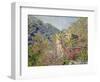 Sasso Valley. Sun Effect, 1884-Claude Monet-Framed Giclee Print