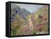 Sasso Valley. Sun Effect, 1884-Claude Monet-Framed Stretched Canvas
