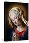 Sassoferrato / 'The Madonna in Prayer', 17th century, Italian School, Oil on canvas, 48 cm x 40 ...-GIOVANNI BATTISTA SALVI DA SASSOFERRATO-Stretched Canvas