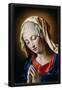 Sassoferrato / 'The Madonna in Prayer', 17th century, Italian School, Oil on canvas, 48 cm x 40 ...-GIOVANNI BATTISTA SALVI DA SASSOFERRATO-Framed Poster