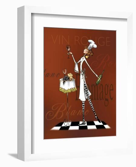 Sassy Chef II-Mara Kinsley-Framed Art Print