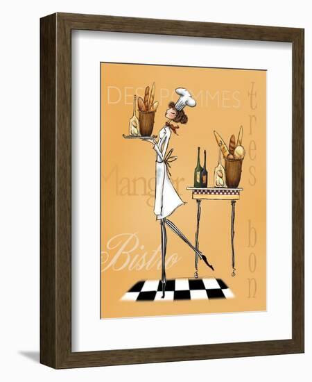 Sassy Chef IV-Mara Kinsley-Framed Art Print