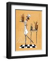 Sassy Chef IV-Mara Kinsley-Framed Art Print