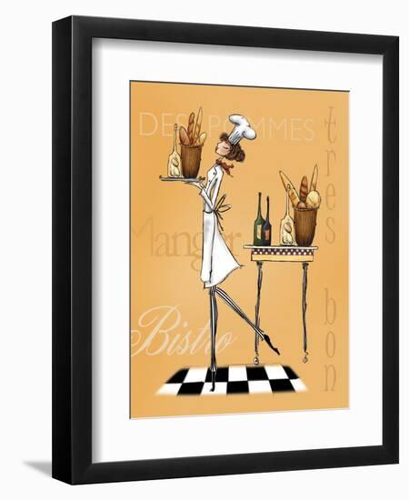 Sassy Chef IV-Mara Kinsley-Framed Art Print