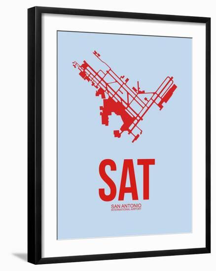 SAT San Antonio Airport 2-NaxArt-Framed Art Print