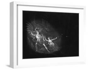 Satan and Sin-John Martin-Framed Art Print