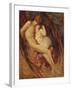 Satan and Sin-George Frederick Watts-Framed Giclee Print