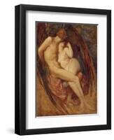 Satan and Sin-George Frederick Watts-Framed Premium Giclee Print