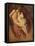 Satan and Sin-George Frederick Watts-Framed Stretched Canvas
