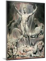 Satan Arousing the Rebel Angels, 1808-William Blake-Mounted Giclee Print