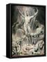 Satan Arousing the Rebel Angels, 1808-William Blake-Framed Stretched Canvas