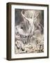 'Satan Arousing the Rebel Angels', 1808-William Blake-Framed Giclee Print