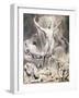 'Satan Arousing the Rebel Angels', 1808-William Blake-Framed Giclee Print