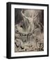 Satan Arousing the Rebel Angels-William Blake-Framed Giclee Print