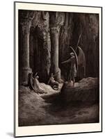 Satan at the Gates of Hell-Gustave Dore-Mounted Giclee Print