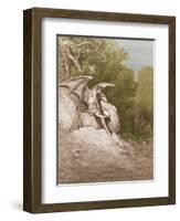 Satan, by Dore-Science Source-Framed Giclee Print