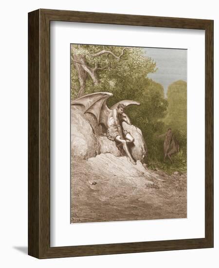 Satan, by Dore-Science Source-Framed Giclee Print