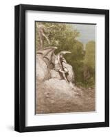 Satan, by Dore-Science Source-Framed Giclee Print