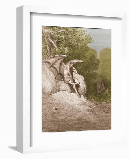 Satan, by Dore-Science Source-Framed Giclee Print