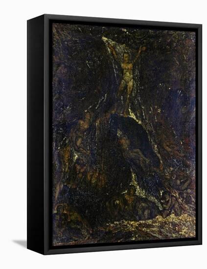 Satan Calling Up His Legions-William Callow-Framed Stretched Canvas