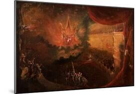 Satan Enthroned in Hell-Samuel Colman-Mounted Premium Giclee Print