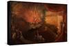 Satan Enthroned in Hell-Samuel Colman-Stretched Canvas