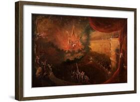 Satan Enthroned in Hell-Samuel Colman-Framed Giclee Print