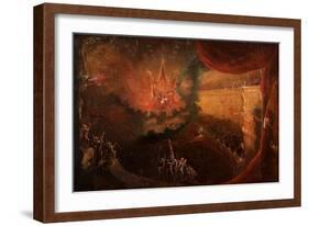 Satan Enthroned in Hell-Samuel Colman-Framed Giclee Print