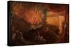 Satan Enthroned in Hell-Samuel Colman-Stretched Canvas