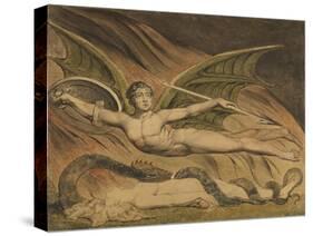 Satan Exulting over Eve, 1795-William Blake-Stretched Canvas