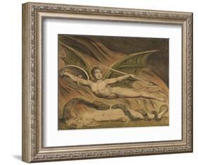 Satan Exulting over Eve, 1795-William Blake-Framed Giclee Print