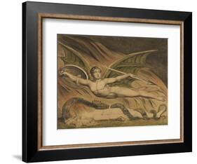 Satan Exulting over Eve, 1795-William Blake-Framed Giclee Print