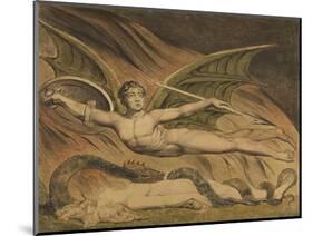Satan Exulting over Eve, 1795-William Blake-Mounted Giclee Print
