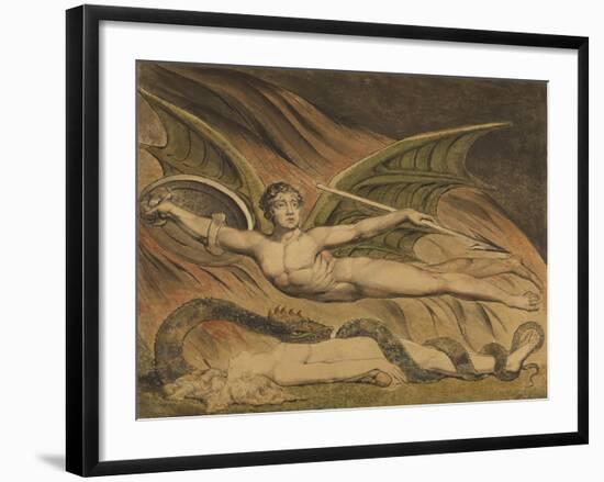 Satan Exulting over Eve, 1795-William Blake-Framed Giclee Print