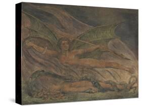 Satan Exulting over Eve-William Blake-Stretched Canvas