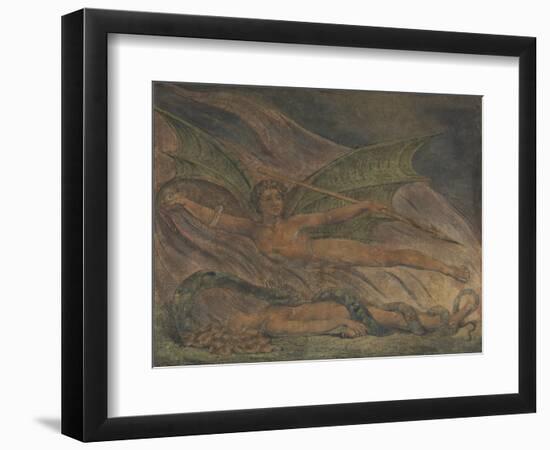 Satan Exulting over Eve-William Blake-Framed Premium Giclee Print