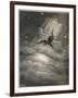 Satan Flies to Earth-null-Framed Photographic Print