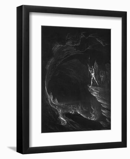 Satan in Hell-John Martin-Framed Art Print