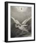 Satan Leaps over the Walls of Heaven, from a French Edition of 'Paradise Lost' by John Milton-Richard Edmond Flatters-Framed Giclee Print