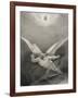 Satan Leaps over the Walls of Heaven, from a French Edition of 'Paradise Lost' by John Milton-Richard Edmond Flatters-Framed Giclee Print