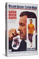 Satan Never Sleeps, from Left: William Holden, France Nuyen, 1962-null-Stretched Canvas