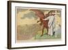 Satan Offers Jesus All Kinds of Nice Things if He Will Only Renounce His Mission: But He Refuses-Eugene Damblans-Framed Art Print