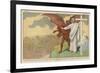 Satan Offers Jesus All Kinds of Nice Things if He Will Only Renounce His Mission: But He Refuses-Eugene Damblans-Framed Art Print