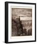 Satan Overlooking Paradise-Gustave Dore-Framed Giclee Print