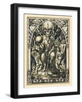 Satan Presides at the Sabbat Attended by Demons in Human or Animal Shapes-Bernard Zuber-Framed Photographic Print