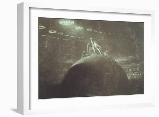 Satan Presiding at the Infernal Council-John Martin-Framed Giclee Print