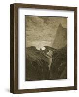 Satan Resting on the Mountain-Gustave Doré-Framed Giclee Print